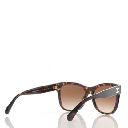 Chanel Acetate Runway Square Sunglasses 5380 Dark Tortoise 4 of 8