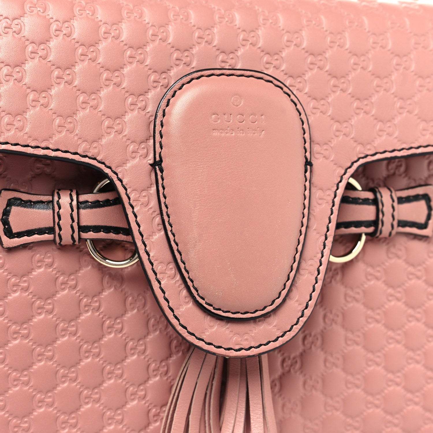 Gucci Microguccissima Medium Emily Chain Shoulder Bag Soft Pink 17 of 17