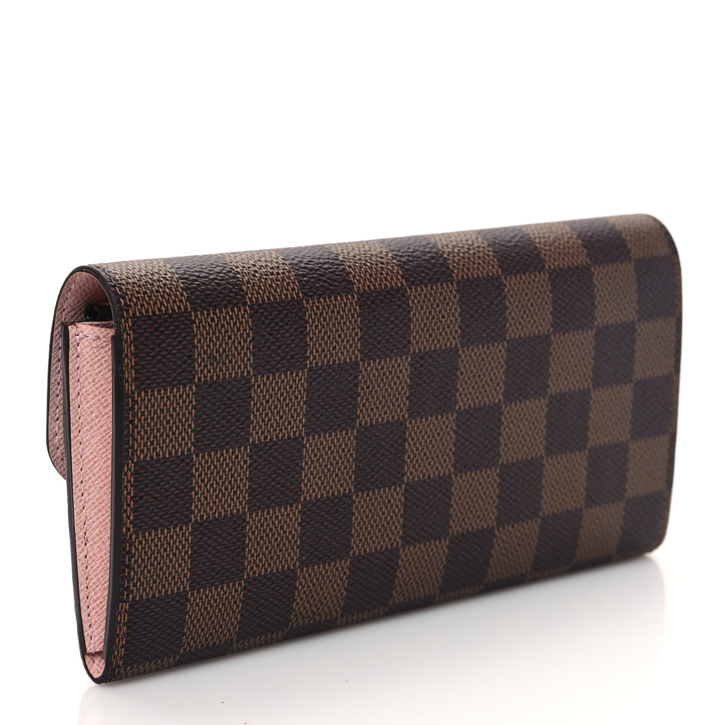 Damier Ebene Emilie Wallet Rose Ballerine