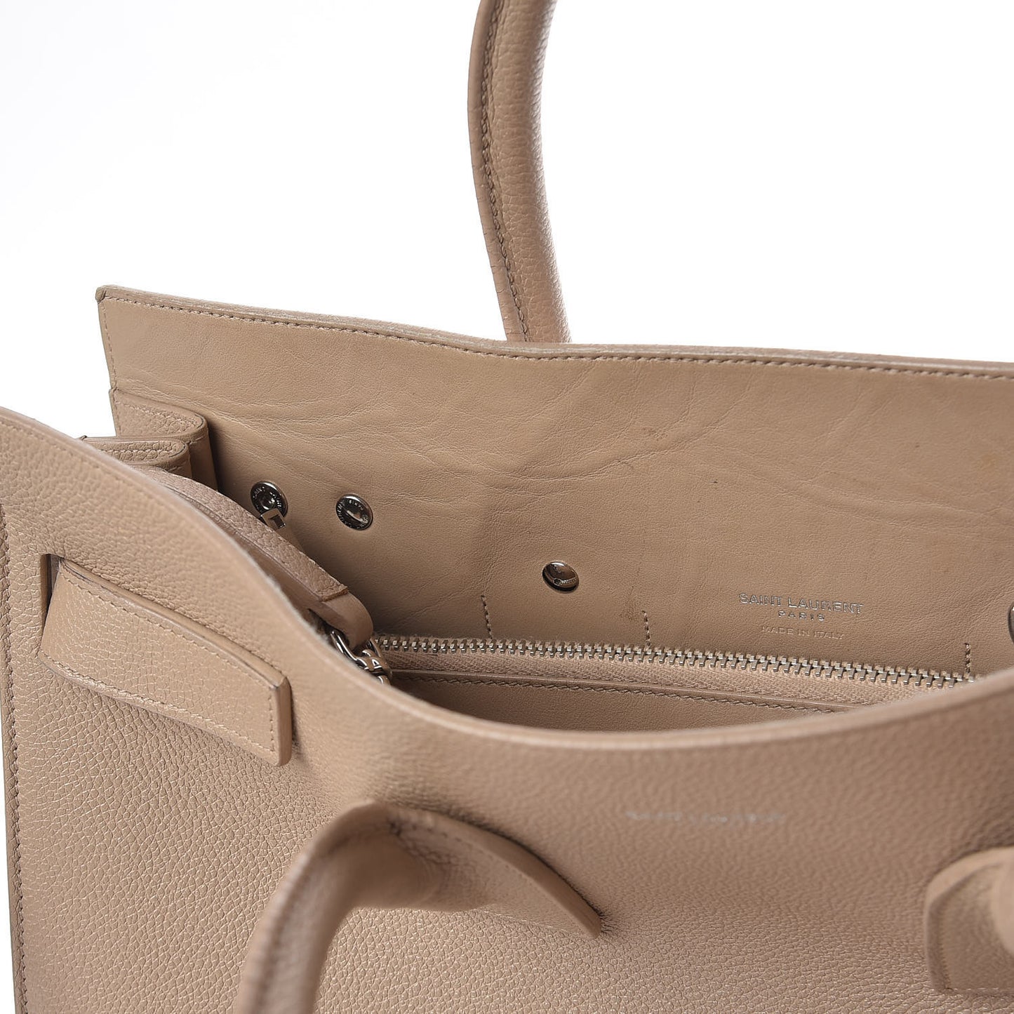Grained Calfskin Small Sac De Jour Nude Powder