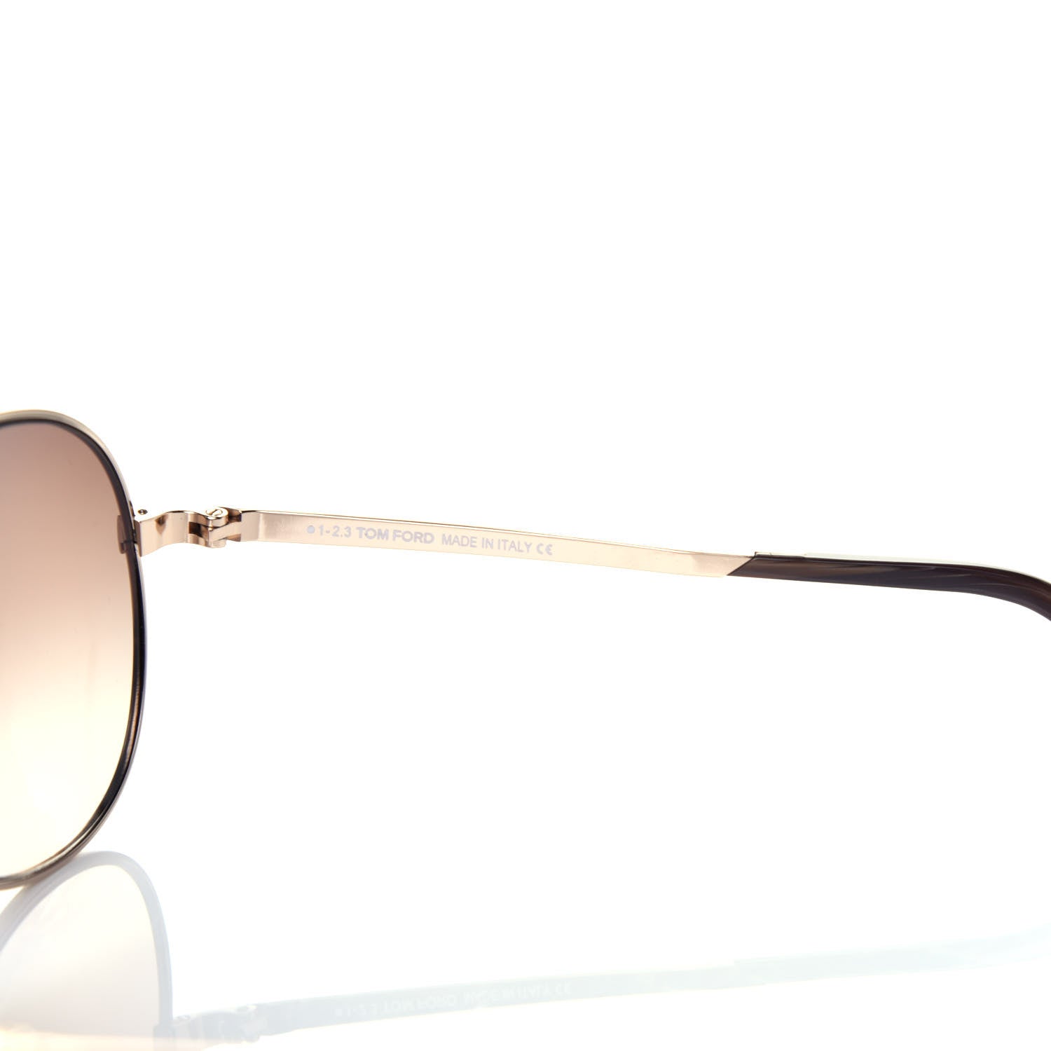 Tom Ford Metal Charles Aviator Sunglasses TF35 Gold 5 of 8