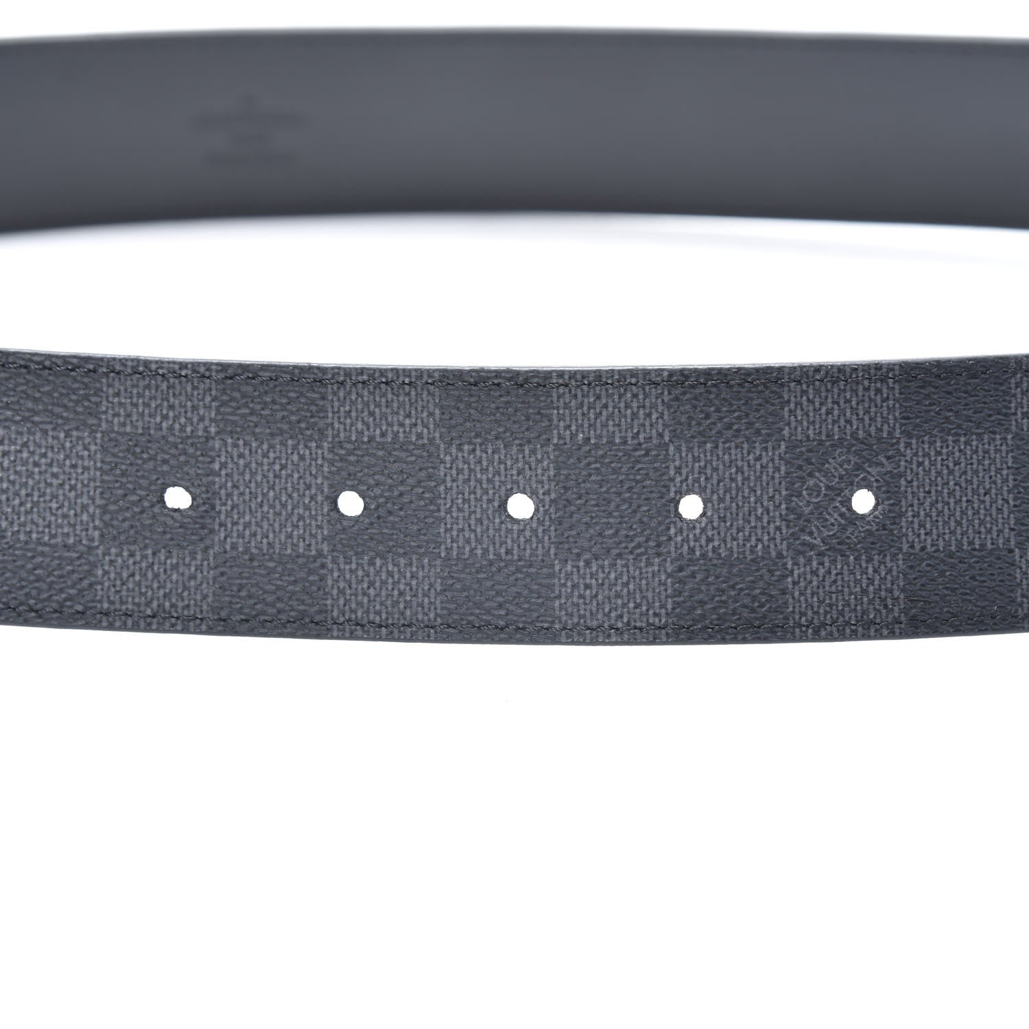 Louis Vuitton Damier Graphite LV Initiales Belt 120 48 6 of 7