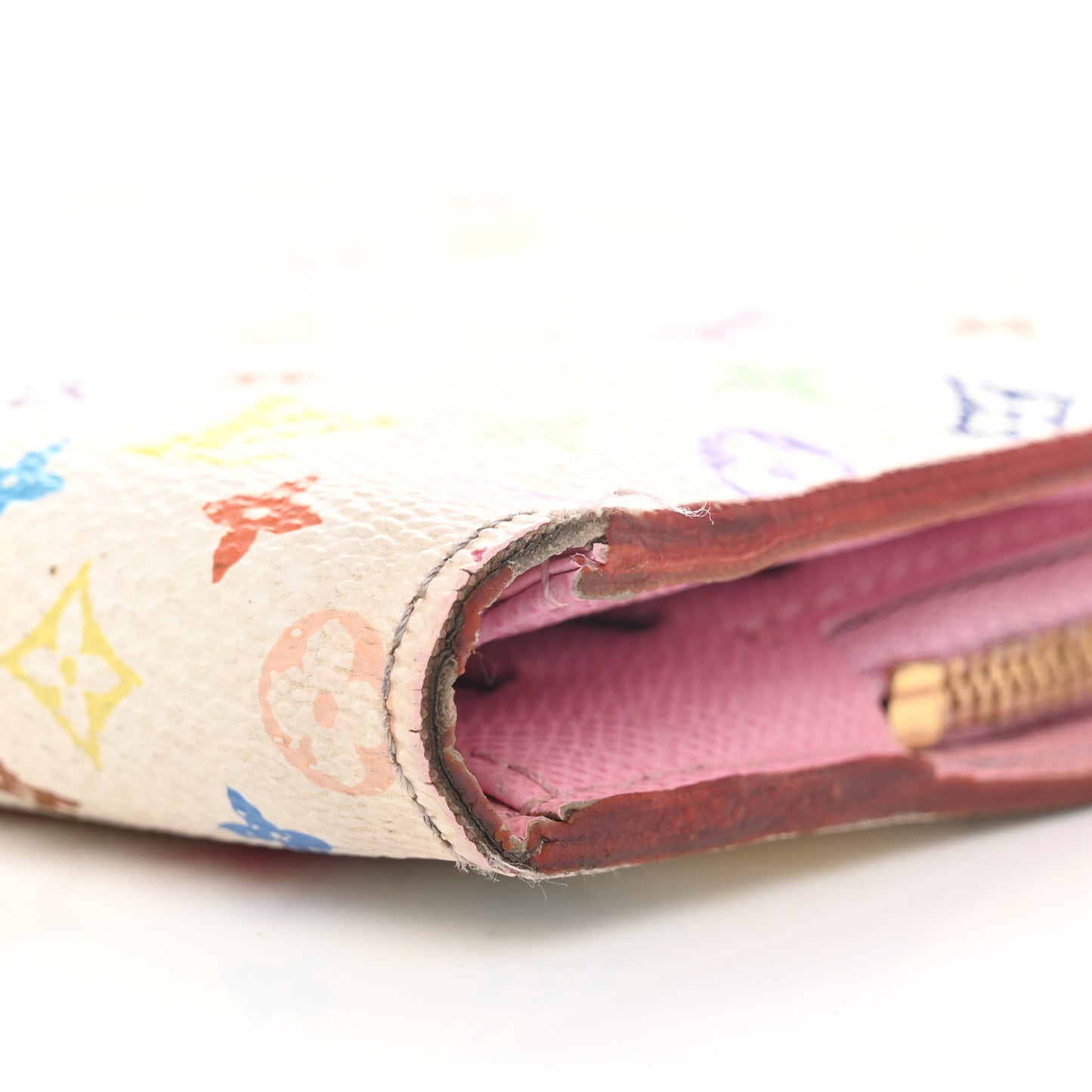 Monogram Multicolor Insolite Wallet White Litchi