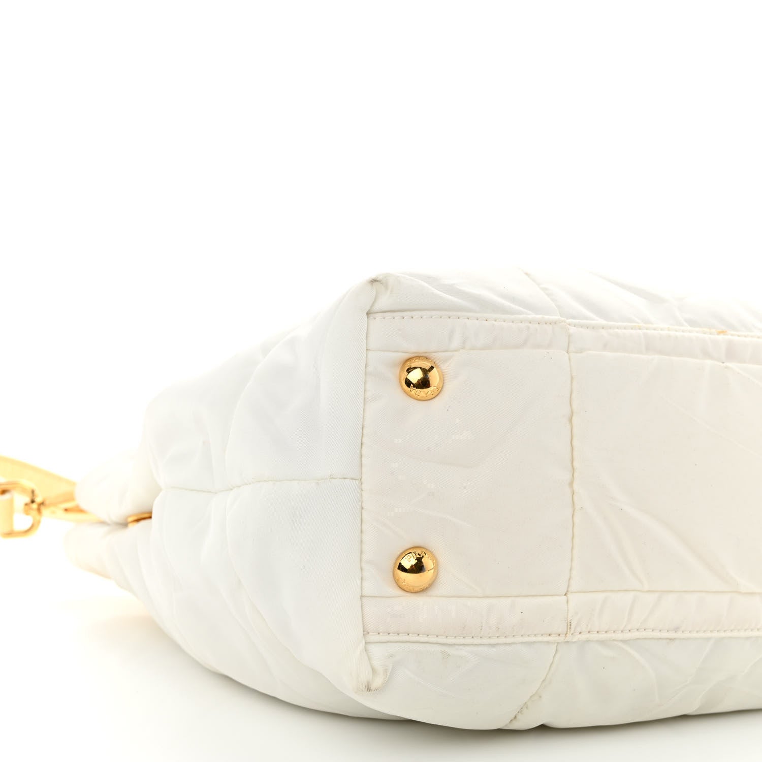 Prada Crispy Nylon Shopping Tote Bianco 8 of 12