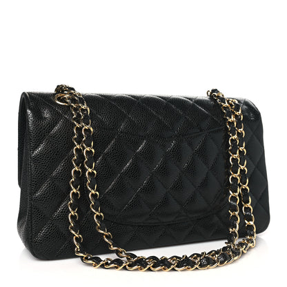 Chanel Caviar Quilted Medium Double Flap Black 3 of 11