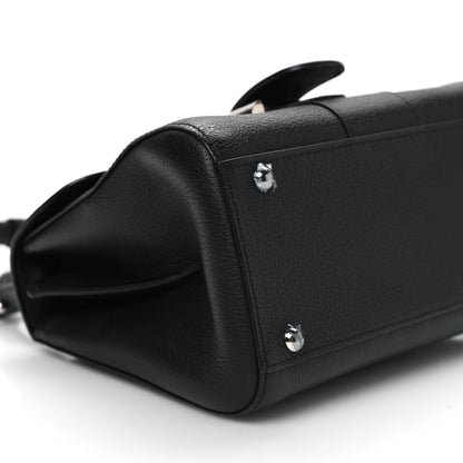Delvaux Grained Calfskin Mini Brillant Satchel Black 10 of 12