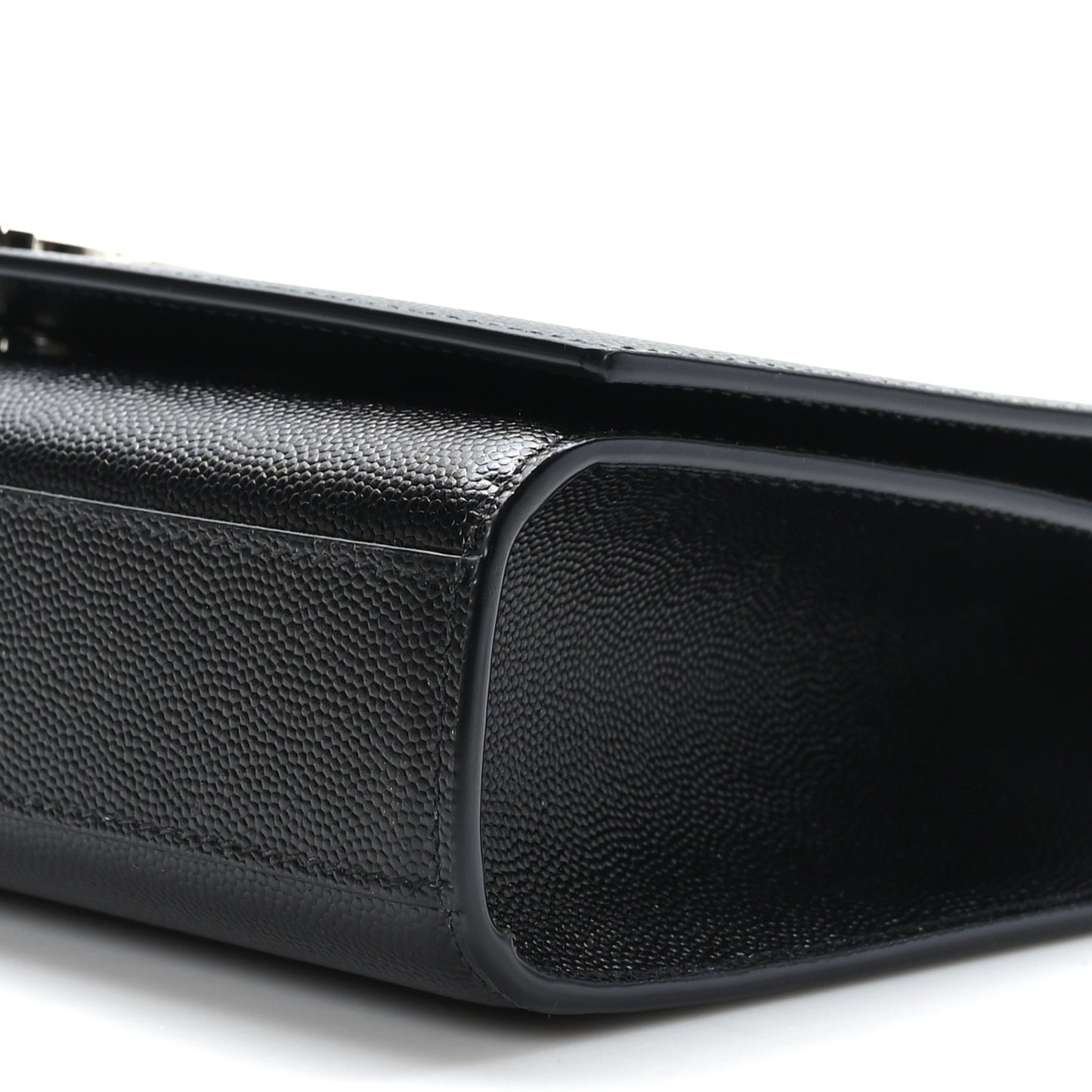 Grain De Poudre Medium Classic Monogram Kate Satchel Black