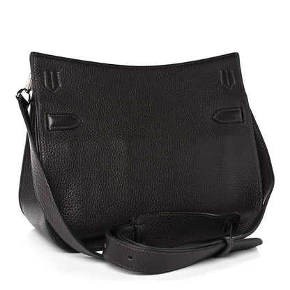 Hermes Taurillon Clemence Jypsiere 28 Chocolate 3 of 12