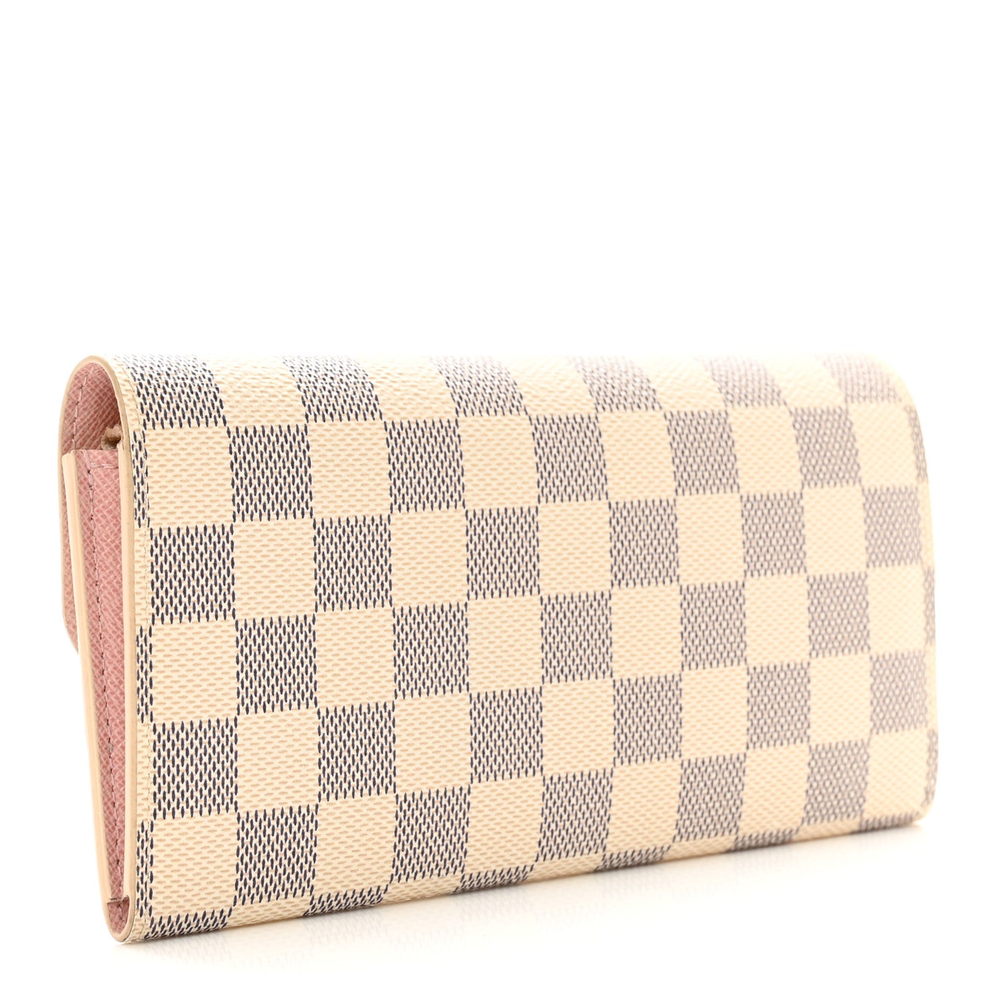 Damier Azur Emilie Wallet Rose Ballerine