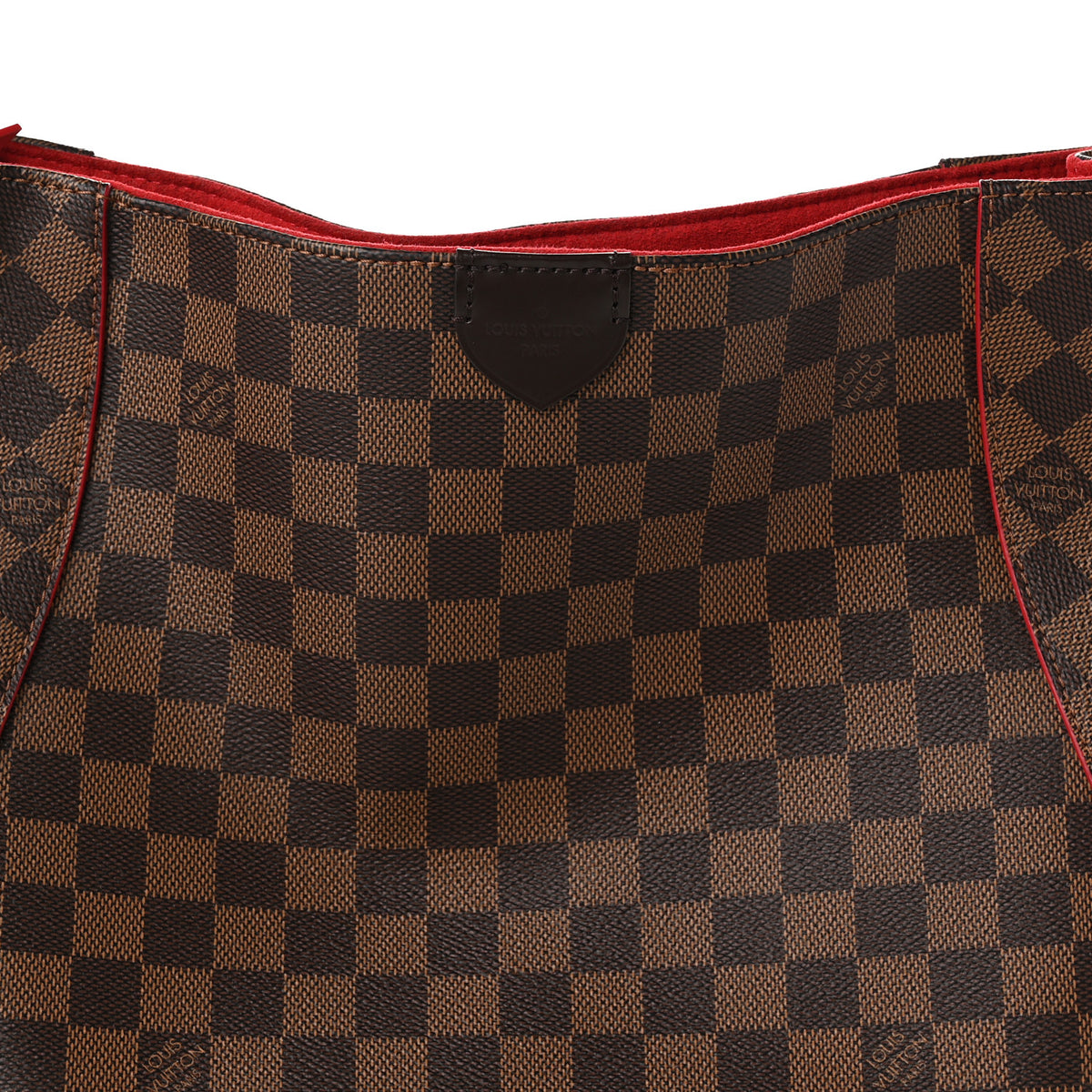 Louis Vuitton Damier Ebene Caissa Hobo Cherry 8 of 10