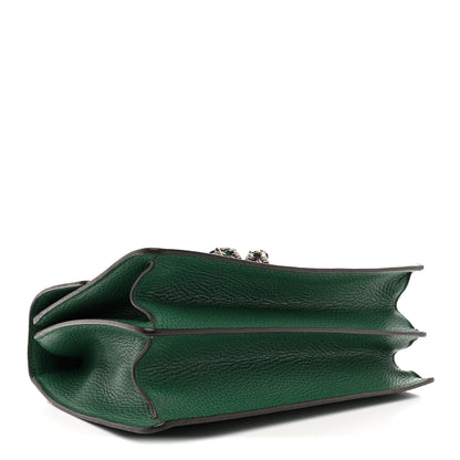 Gucci Dollar Calfskin Crystal Web Medium Dionysus Bamboo Top Handle Bag Emerald 4 of 11