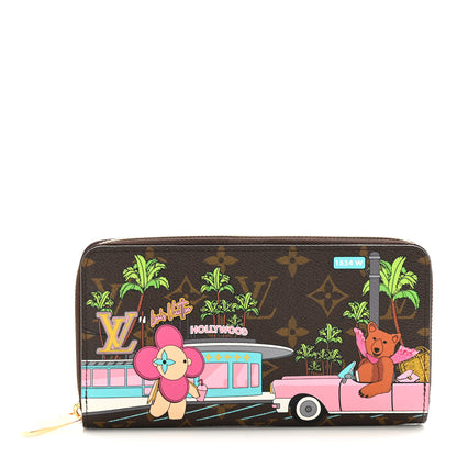 Louis Vuitton Monogram 2021 Christmas Animation Hollywood Zippy Wallet 1 of 10