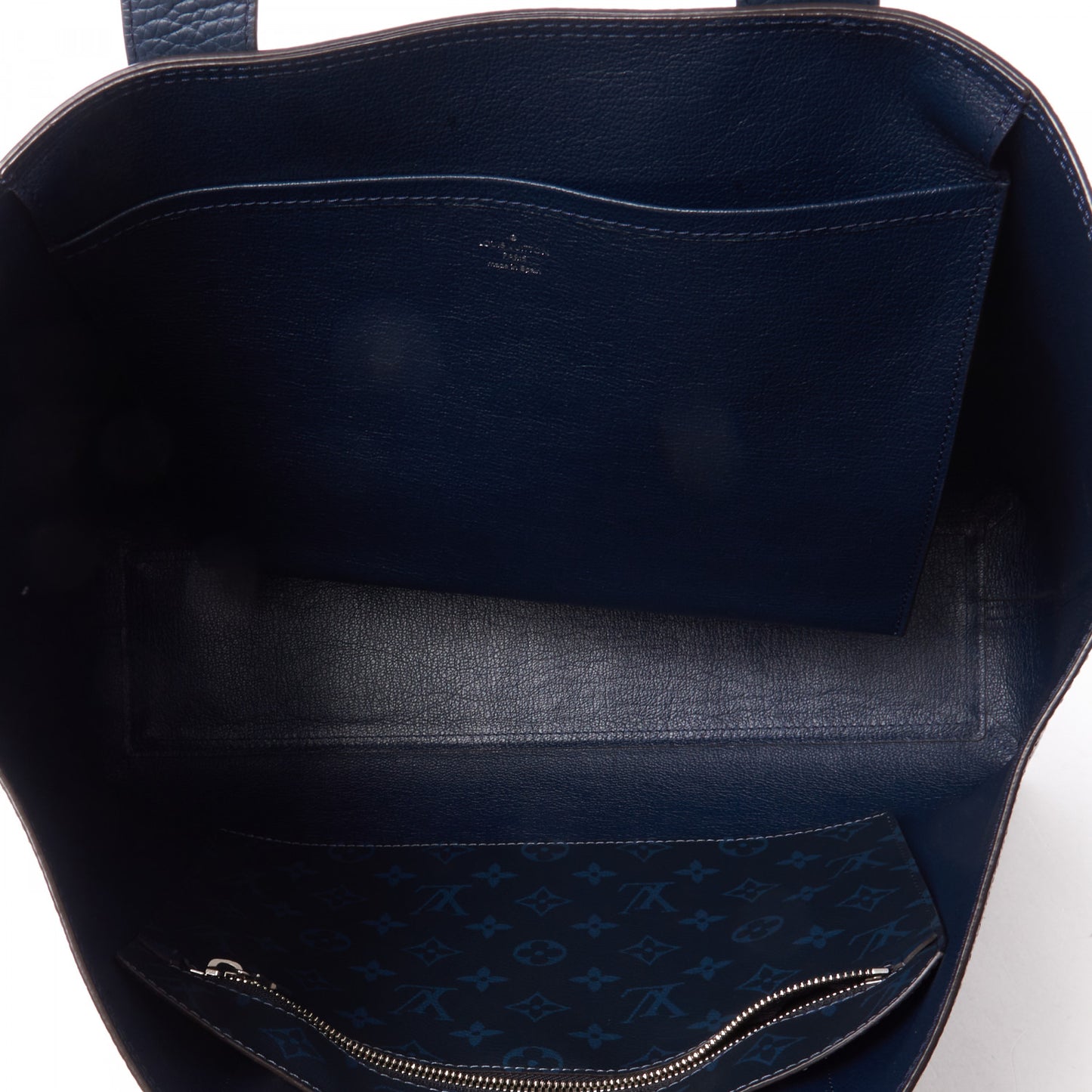 Taurillon Monogram Cobalt Cabas Voyage Marine