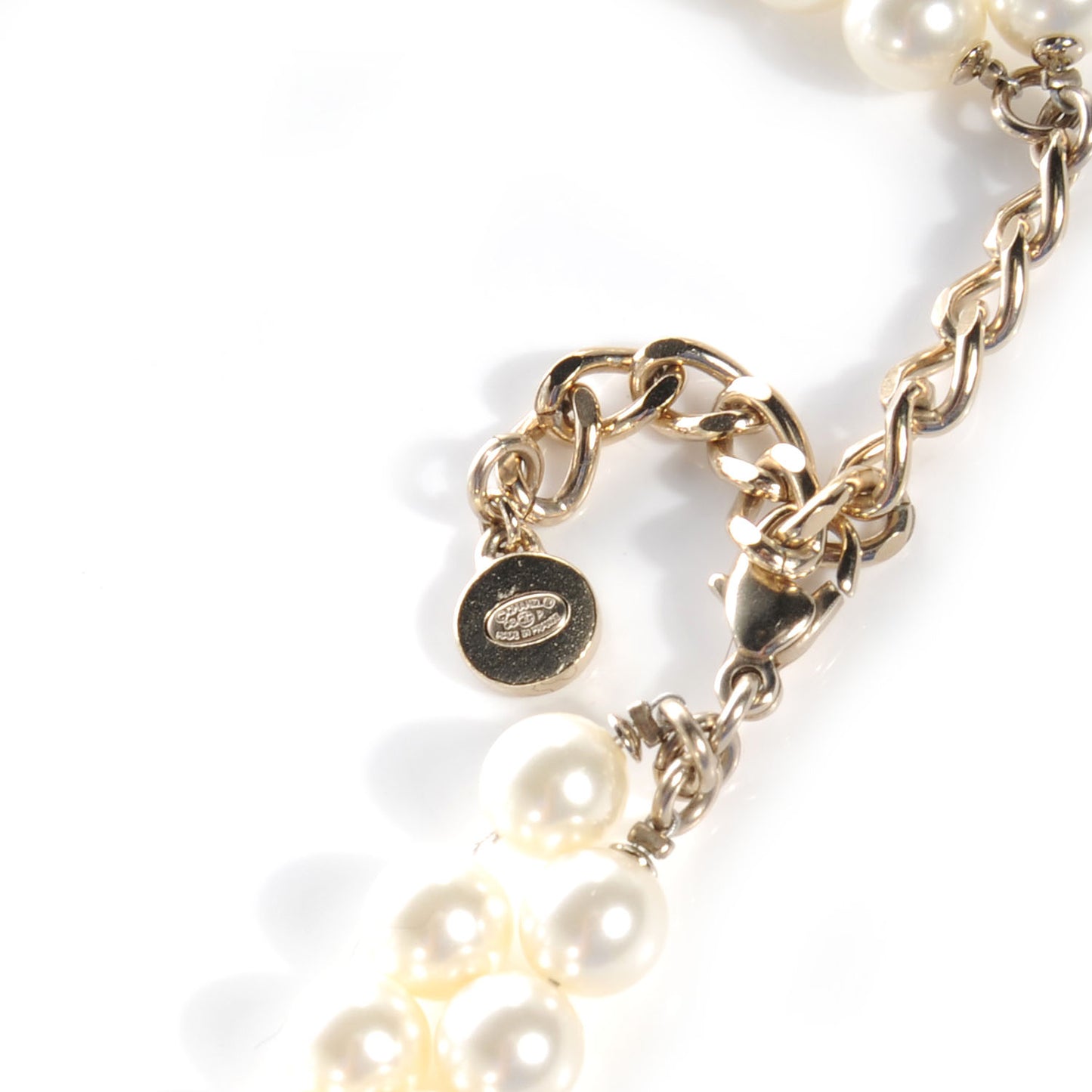 Pearl Bow Long Necklace