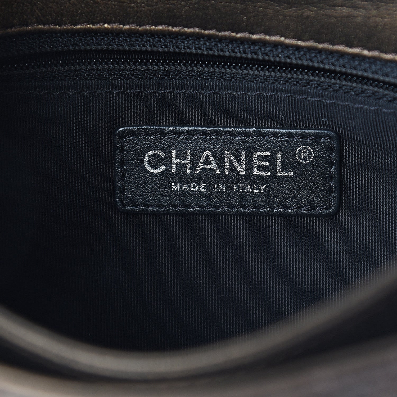 Chanel Metallic Goatskin Quilted Small Rock In Rome Flap Bronze 5 of 9