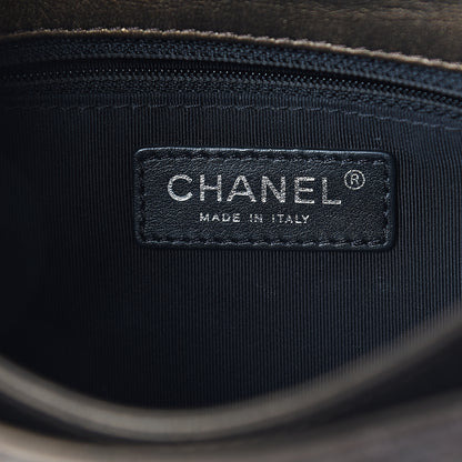 Chanel Metallic Goatskin Quilted Small Rock In Rome Flap Bronze 5 of 9