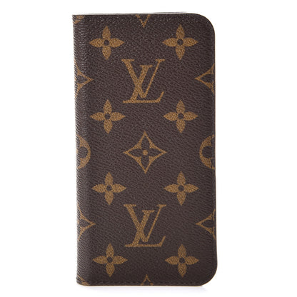 Louis Vuitton Monogram iPhone X Folio Case 1 of 7