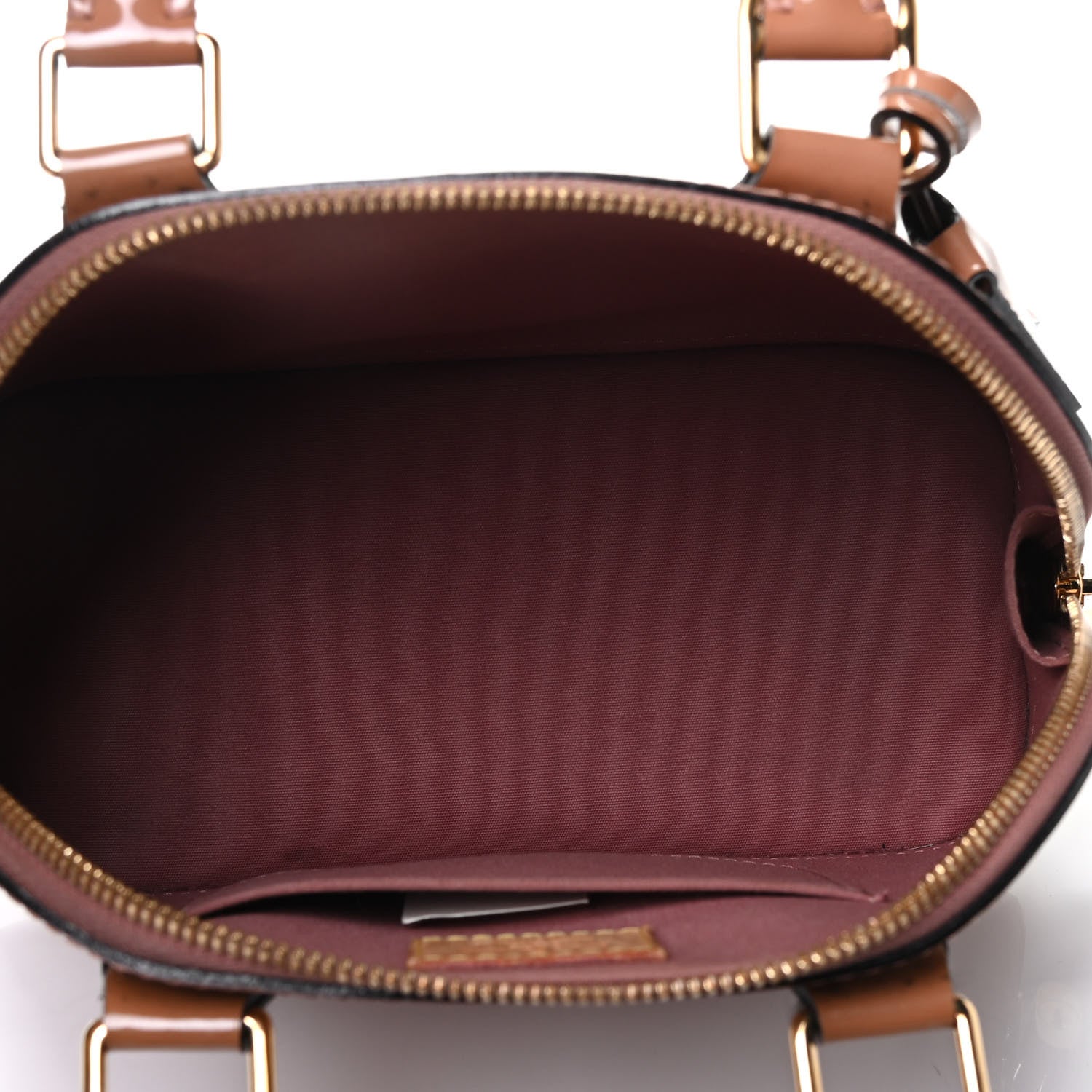 Louis Vuitton Vernis Alma BB Rose Velours 4 of 4