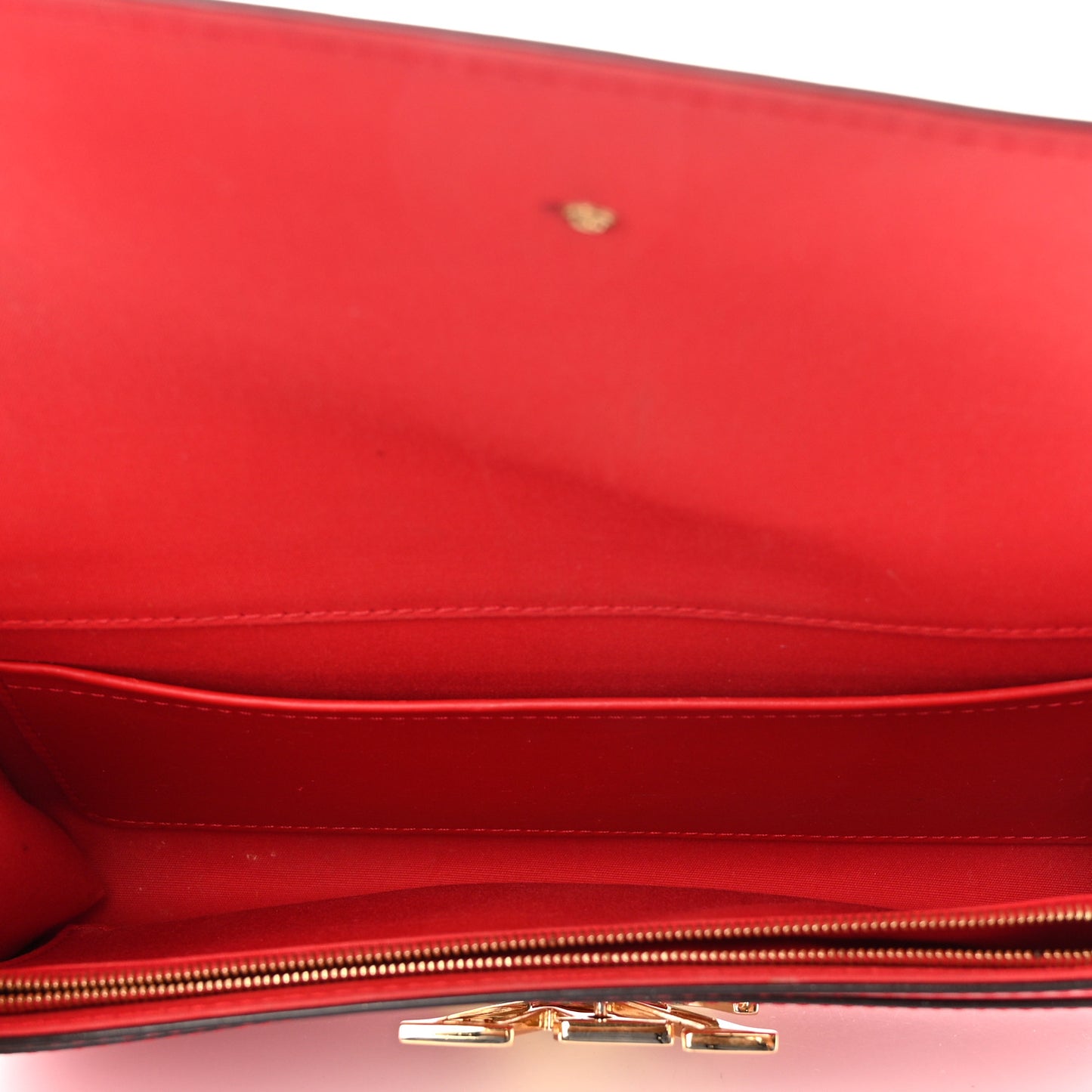 Patent Louise Clutch Cherry