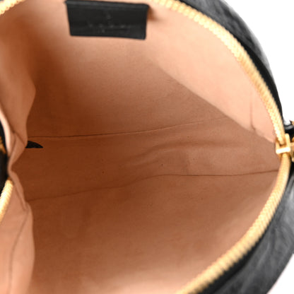 Gucci Suede Patent Web Mini Ophidia Round Shoulder Bag Hibiscus Red Black 5 of 10