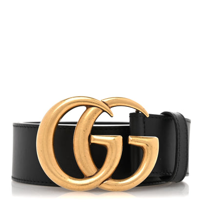 Gucci Calfskin Double G 40mm Belt 75 30 Black 1 of 7