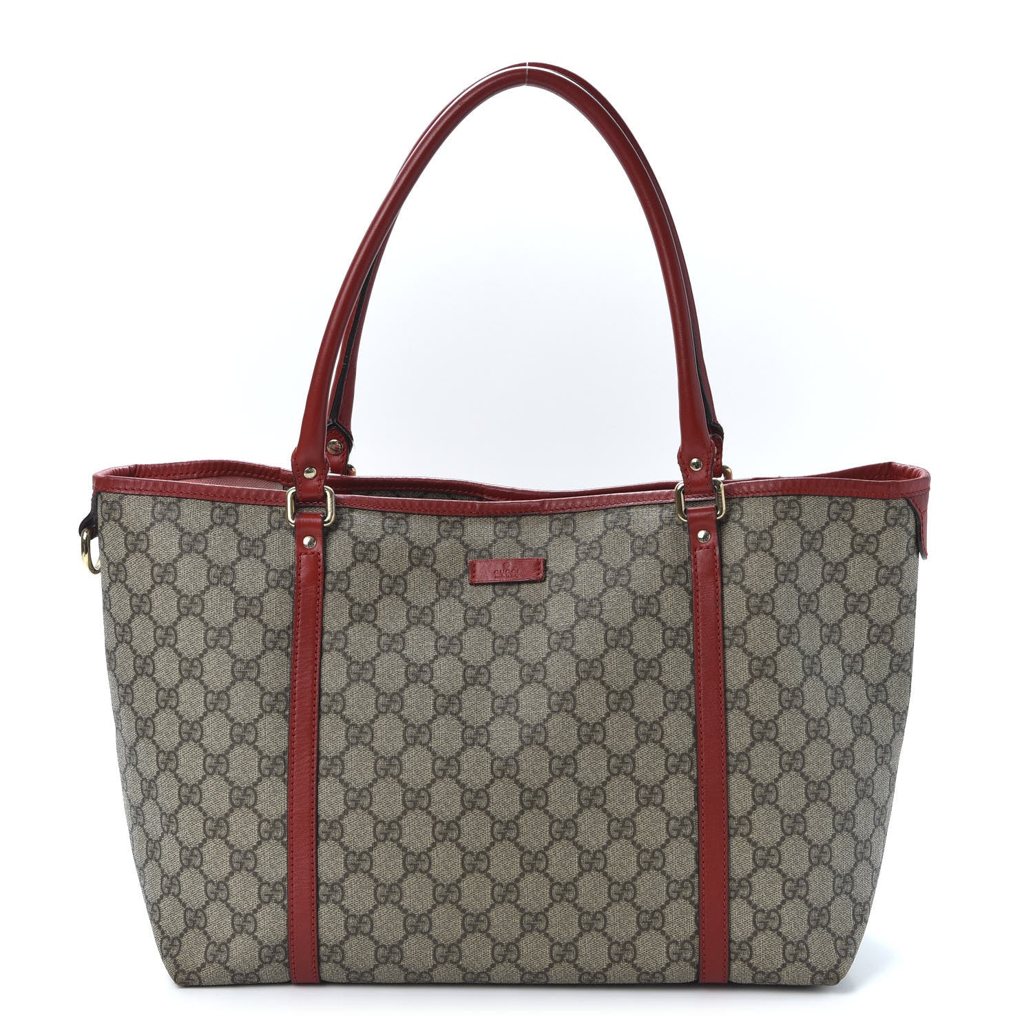 Gucci GG Plus Monogram Medium Joy Tote Red 1 of 10