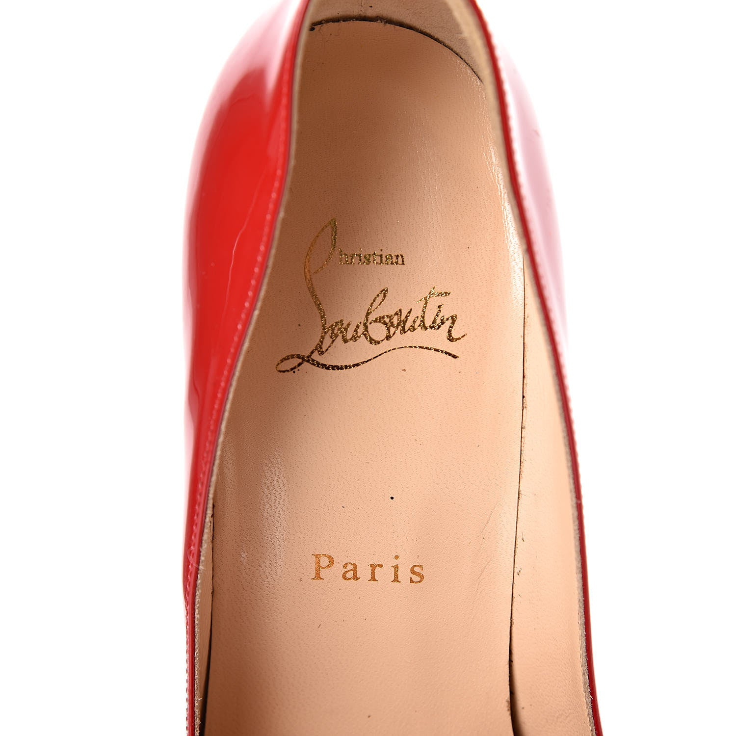 Christian Louboutin Patent Dorissima 100 Pumps 37.5 Oeillet 7 of 13
