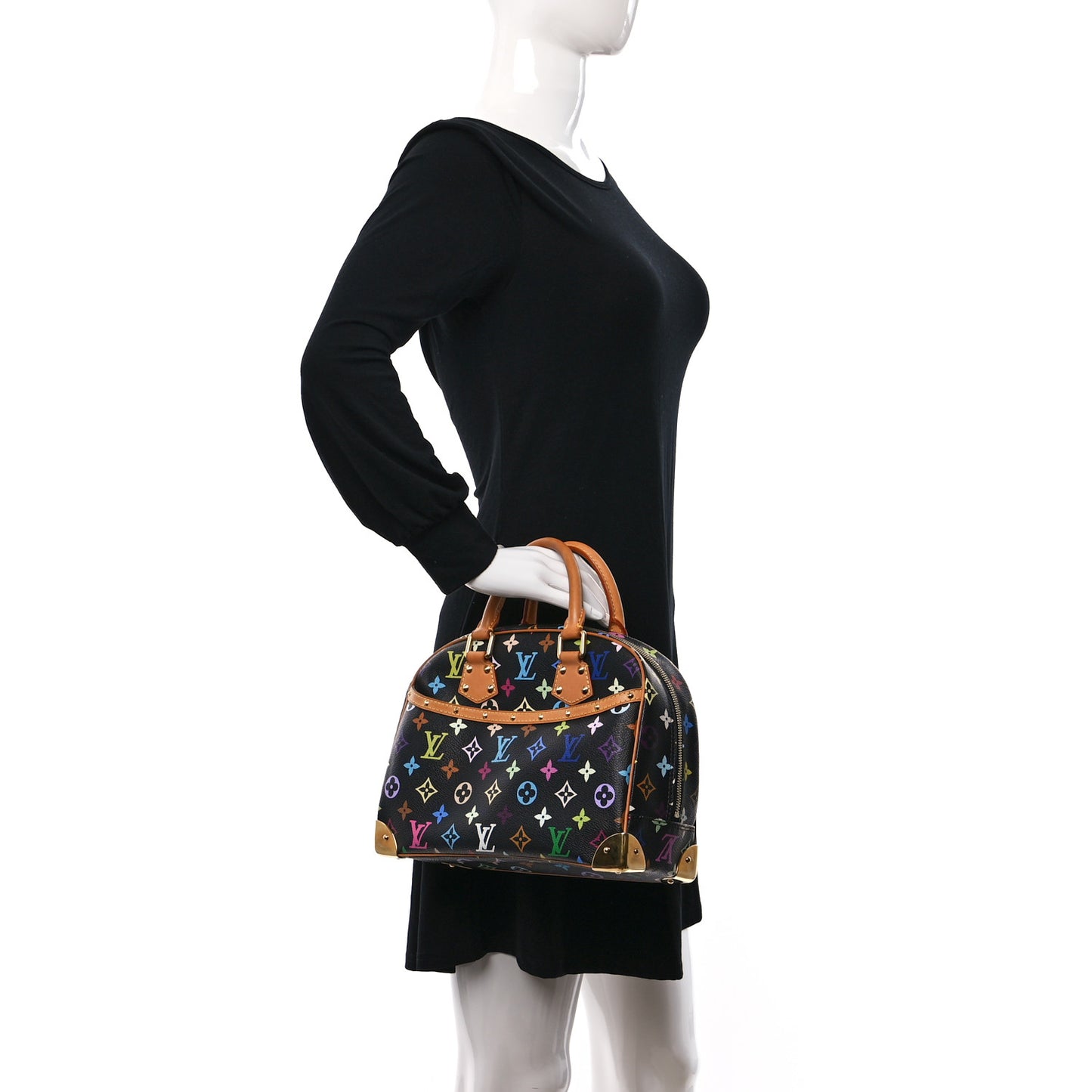 Monogram Multicolor Trouville Black