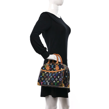 Louis Vuitton Monogram Multicolor Trouville Black 2 of 8