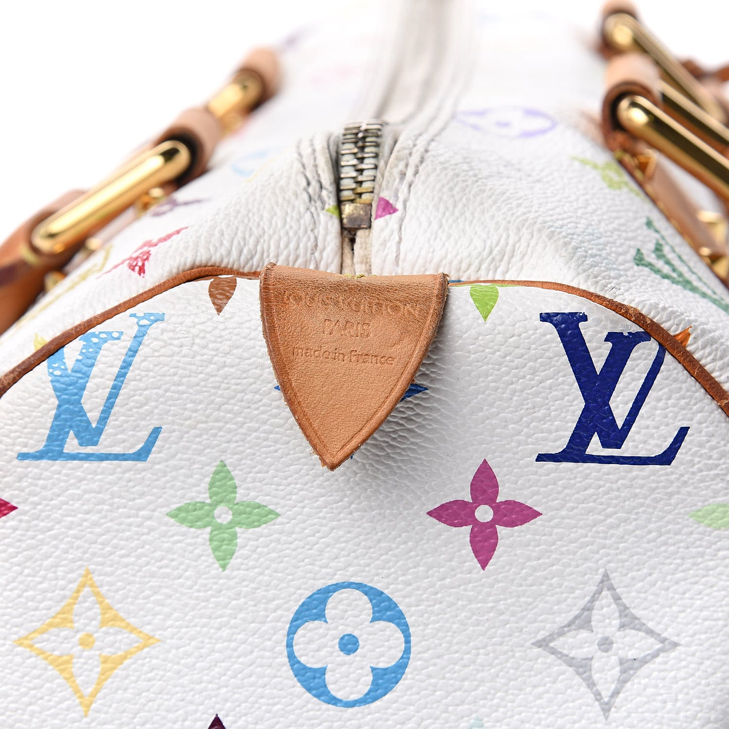 Monogram Multicolor Speedy 30 White