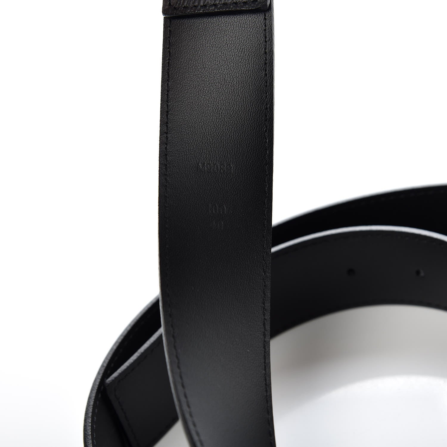 Louis Vuitton Calfskin Monogram Eclipse LV Montana Belt 100 40 5 of 7