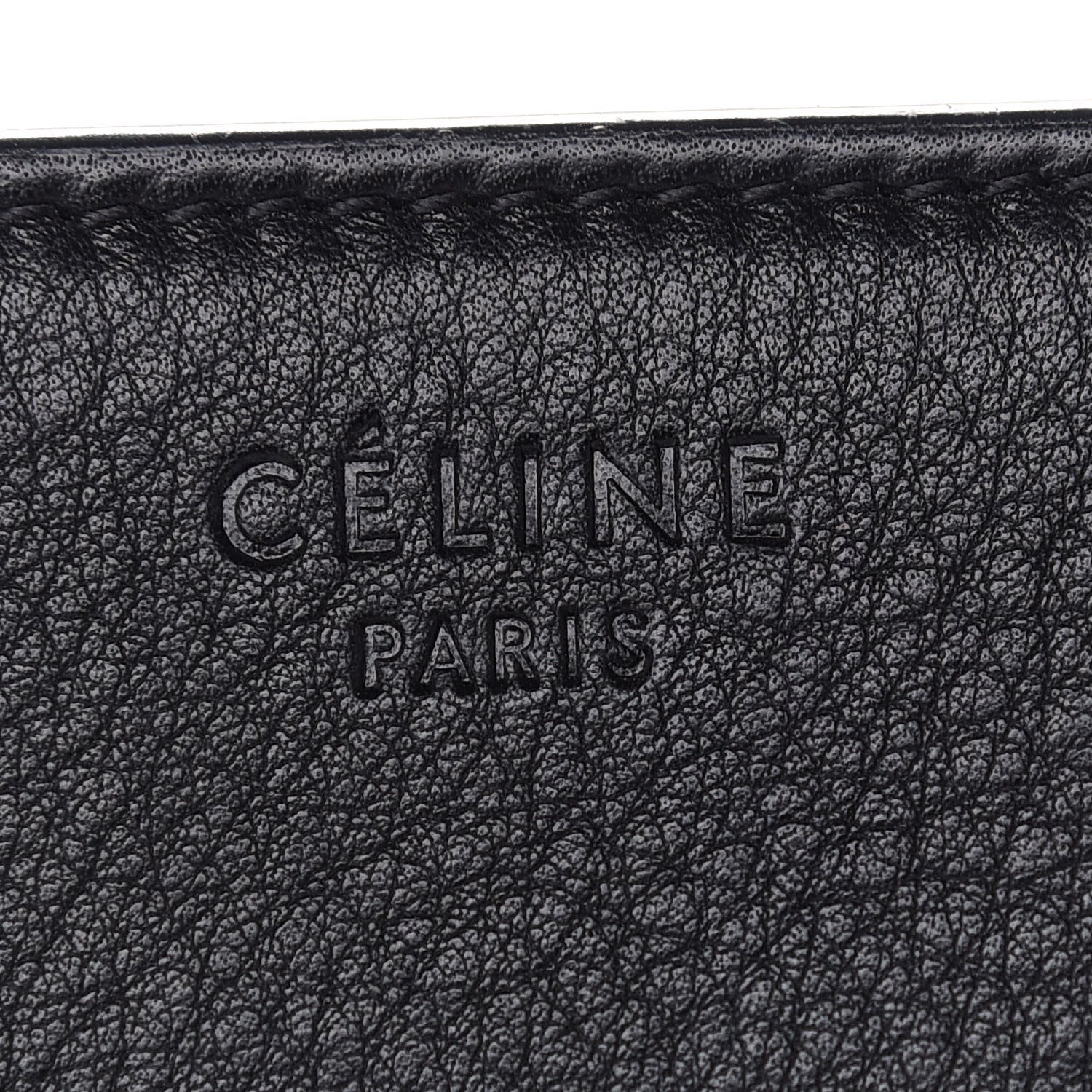 Celine Supple Calfskin Medium Phantom Luggage Black 6 of 9