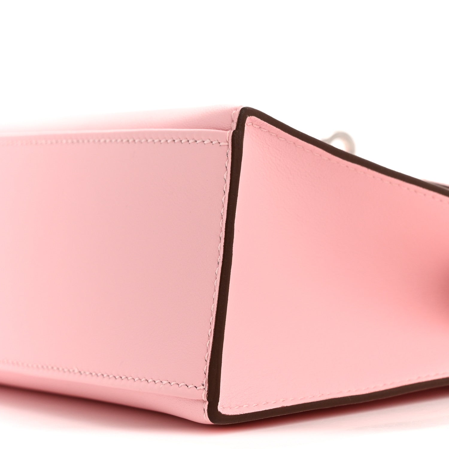 Hermes Swift Kelly Pochette Clutch Rose Sakura 10 of 11