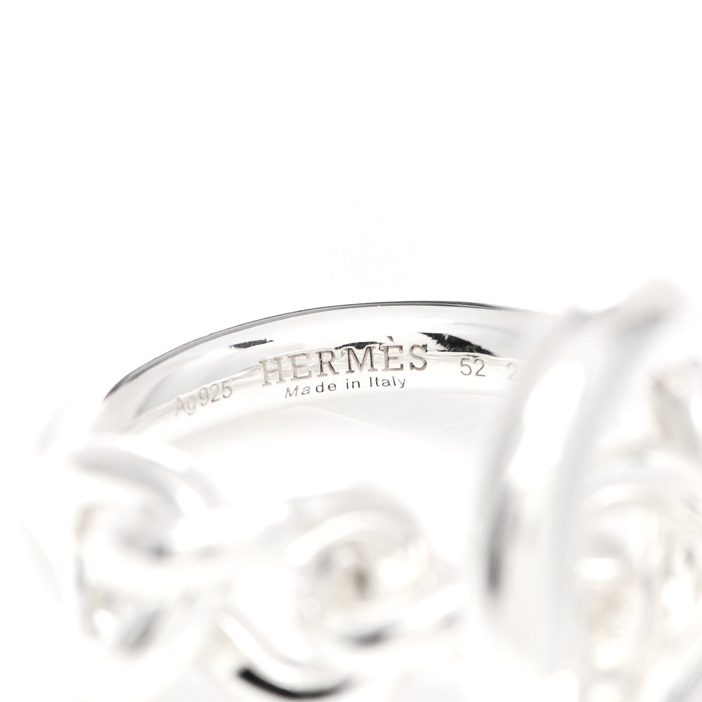 Sterling Silver GM Croisette Ring 52 6