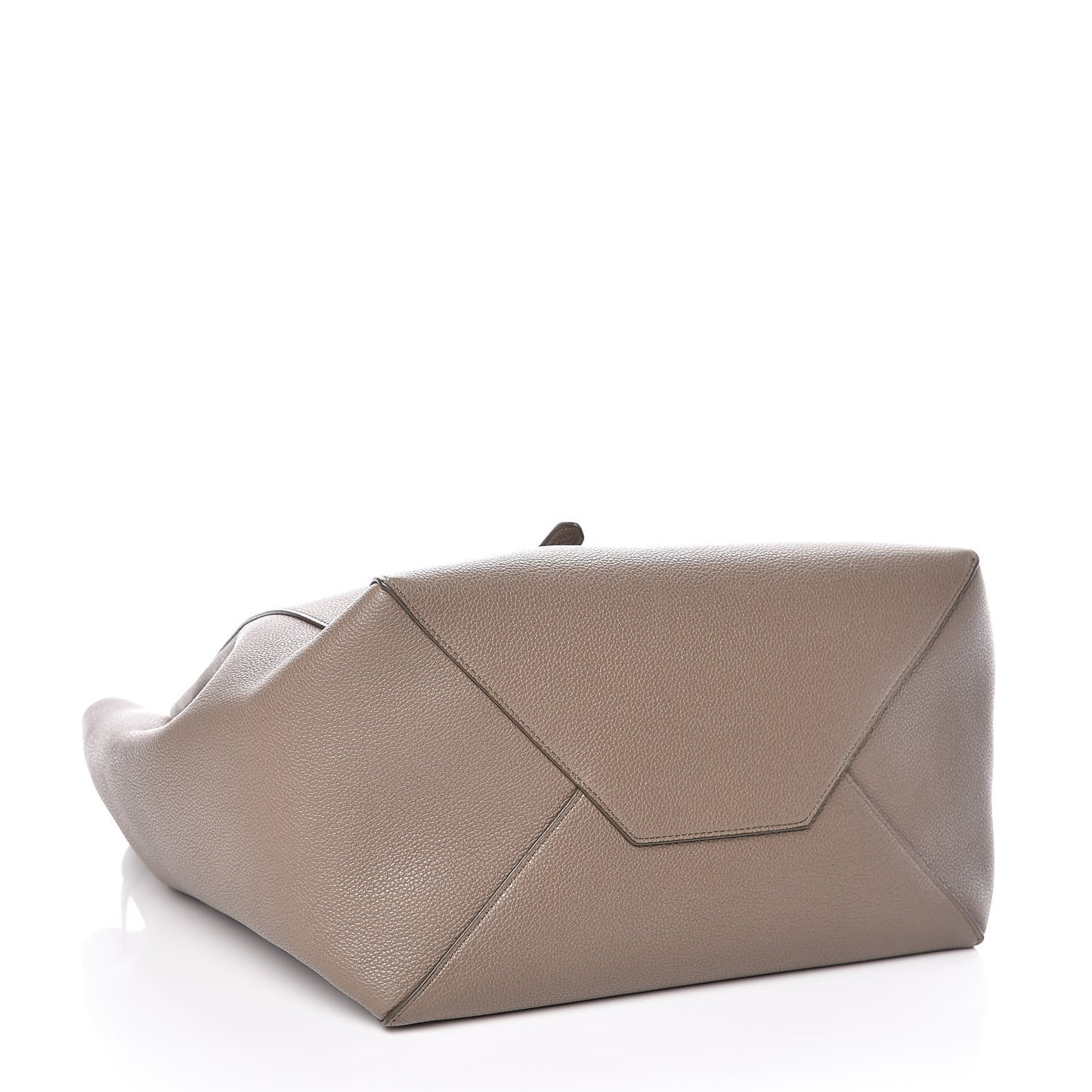 Soft Grained Calfskin Small Belt Cabas Phantom Taupe