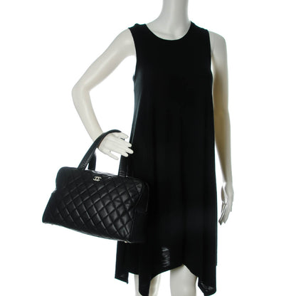 Chanel Caviar Quilted Bowler Black 2 of 7