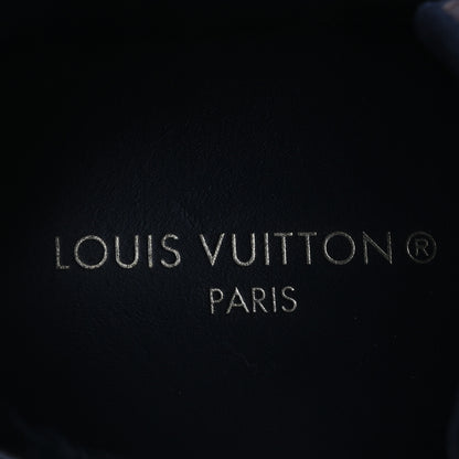 Louis Vuitton Suede Monogram Run Away Sneakers 36.5 Black 9 of 10