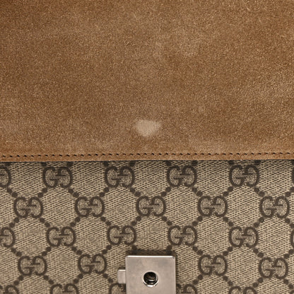 Gucci GG Supreme Monogram Medium Dionysus Shoulder Bag Taupe 13 of 16