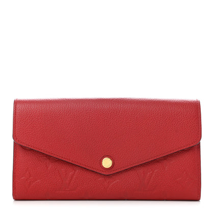 Louis Vuitton Empreinte Sarah Wallet NM Cherry 1 of 6