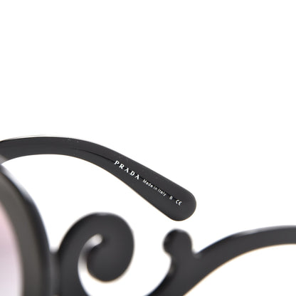 Prada Baroque Sunglasses SPR 27N Black 5 of 7
