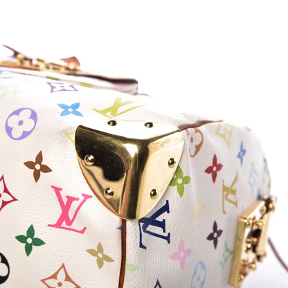 Louis Vuitton Monogram Multicolor Speedy 30 White 2 of 23
