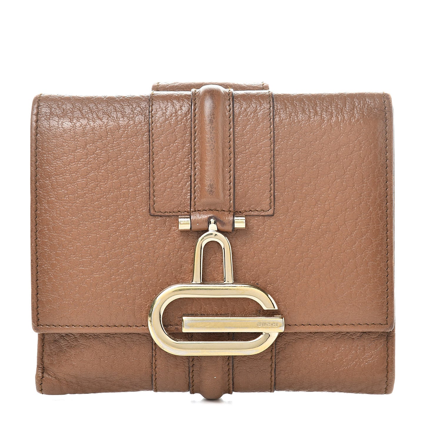 Calfskin French Junco Wallet Light Brown