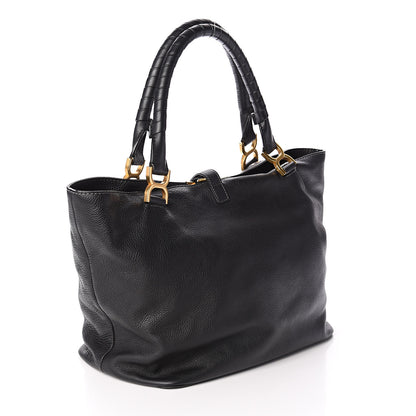 Chloe Calfskin Large New Marcie Tote Black 2 of 8