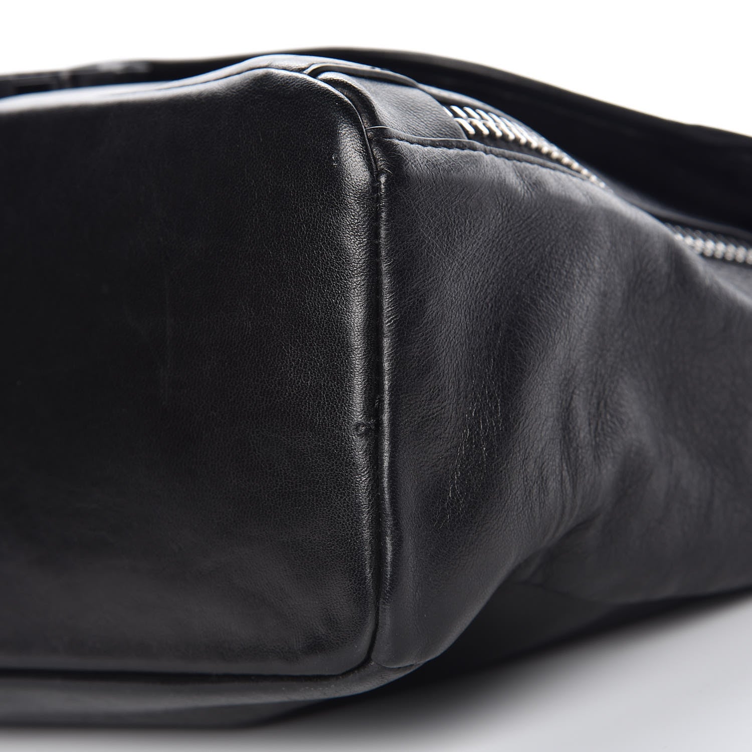 MCM Lambskin Mens Medium Killian Messenger Bag Black 14 of 14