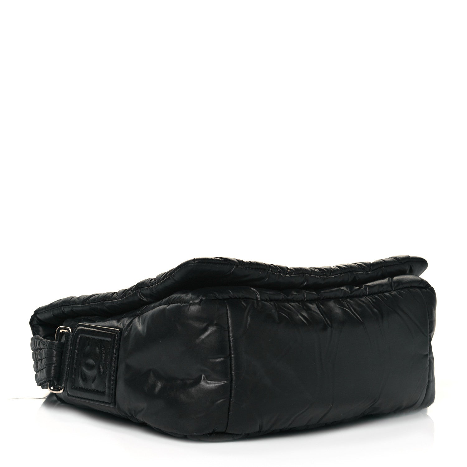 Chanel Nylon Small Coco Cocoon Messenger Bag Black 4 of 11