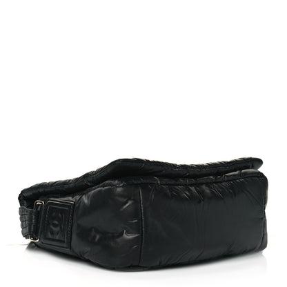 Chanel Nylon Small Coco Cocoon Messenger Bag Black 4 of 11