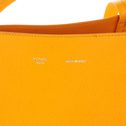 Celine Grained Calfskin Medium Horizontal Cabas Phantom Saffron 5 of 8