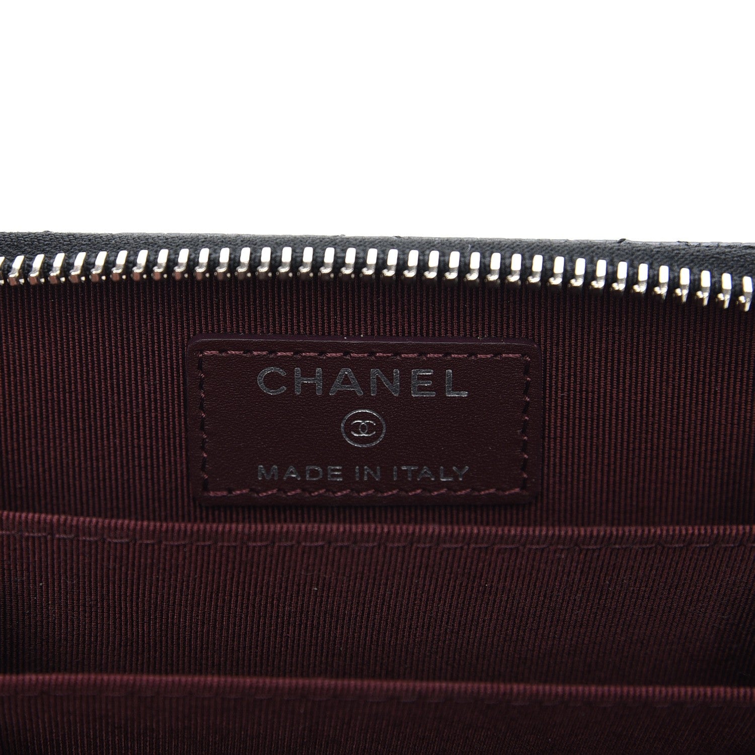 Chanel Caviar Quilted Zip Coin Purse Black 6 of 8