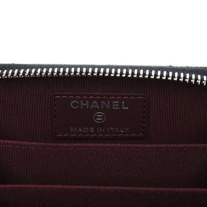 Chanel Caviar Quilted Zip Coin Purse Black 6 of 8