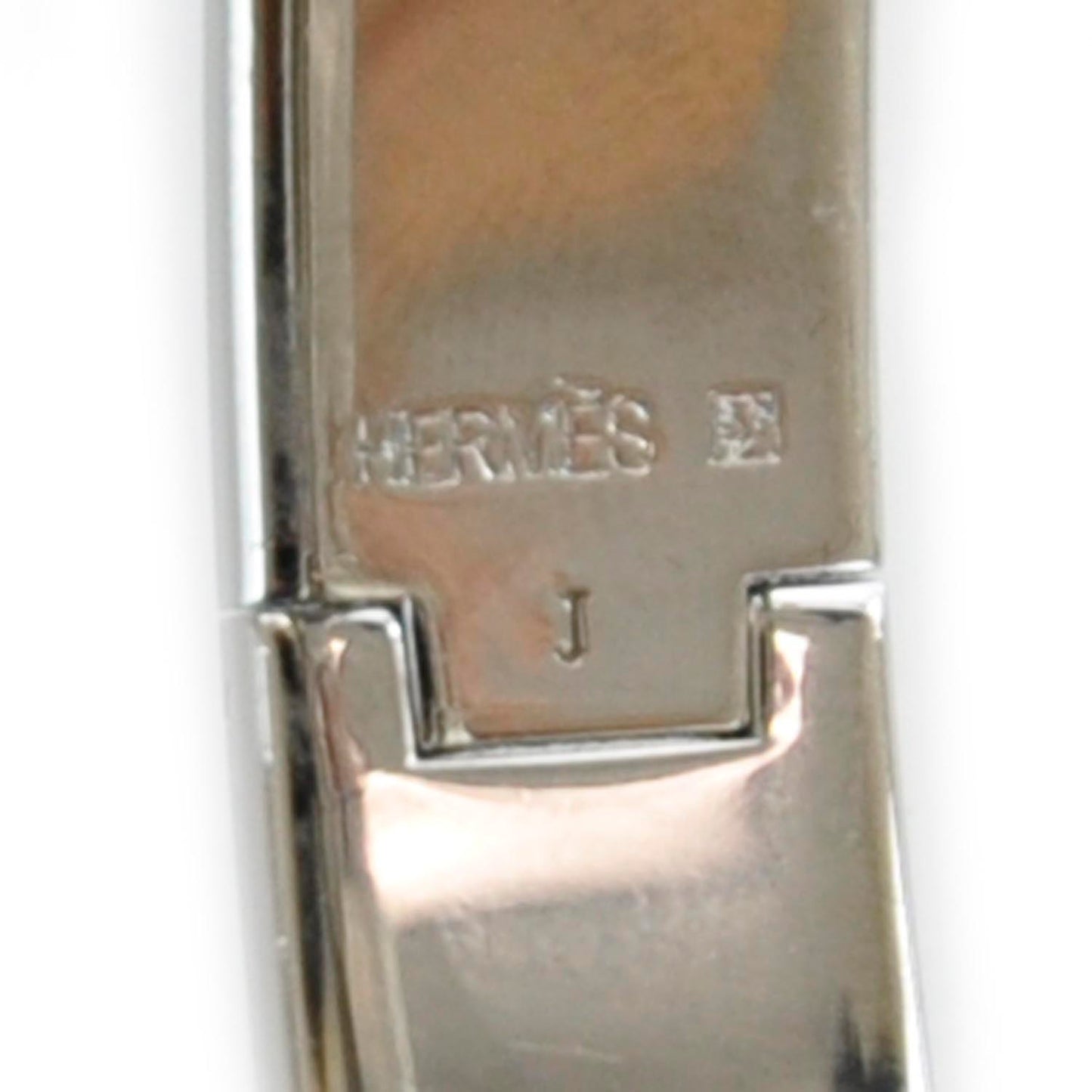 Narrow Enamel Clic Clac H Bracelet PM Orange